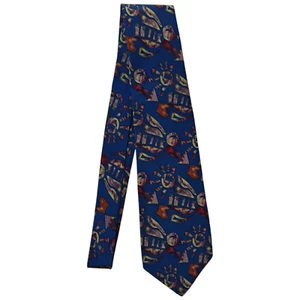 Vintage J. GARCIA Silk Necktie Men's Tie AIRBRUSH I COLLECTION FIVE - Picture 1 of 7