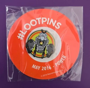 Loot Crate Lootpins May 2016 Power Pin NEW! - Picture 1 of 2