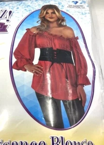 Medieval Blouse Womens Size S 4-6 Adult Middle Ages Costume Renaissance Shirt - Picture 1 of 2