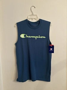 Champion Classic Muscle Tee Turquoise Small - Picture 1 of 5