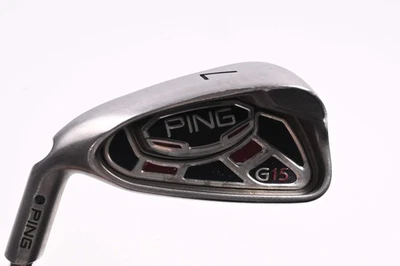 Left Hand Ping G15 #7 Iron / Black Dot / Regular Flex Ping Steel Shaft - Image 1 of 4