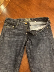 Bebe Jeans Womens Size 29 Bling Rhinestone Pockets Premium Jeans Made In USA - Picture 1 of 11