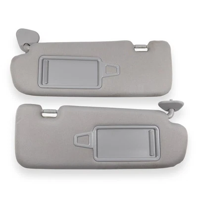 2011-2014 Hyundai Sonata Driver & Passenger Side Sun Visor Pair Set Gray - Image 1 of 4