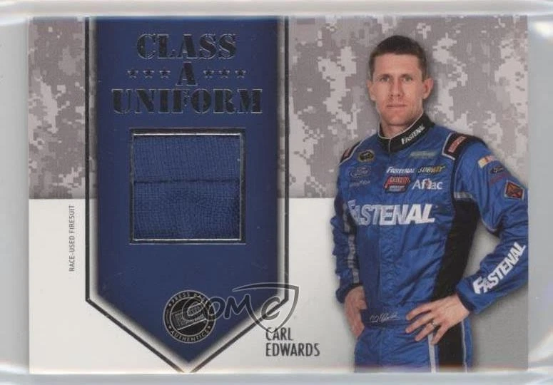 2014 Press Pass American Thunder Class A Uniform Silver Carl Edwards #CAU-CE - Image 1 of 2