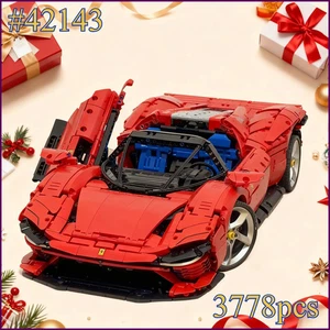 Roter Sportwagen Modell 42143 Bausteine Sets kompatibel mit Legoed Partikeln - Bild 1 von 24