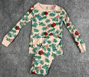 Gymboree Girls Gymmies Ornaments Pajama Set Christmas Holiday Pink 5T 5 Years - Picture 1 of 7