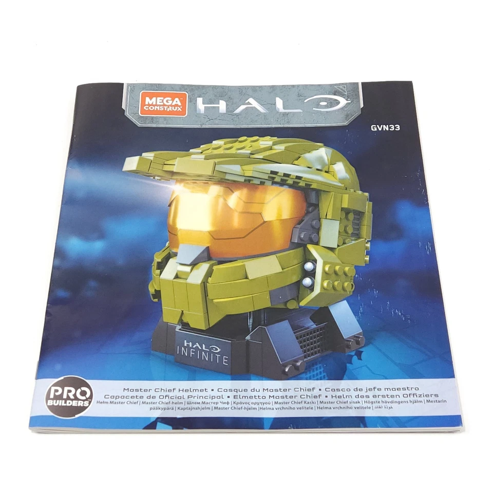 2020 MEGA Construx Halo Infinite Master Chief Helmet Pro GVN33 PARTS ONLY - Image 1 of 1