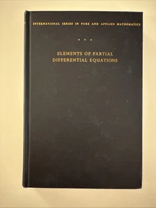Vintage 1957 Elements of Partial Differential Equations by Sneddon HC 1st Ed - Picture 1 of 21