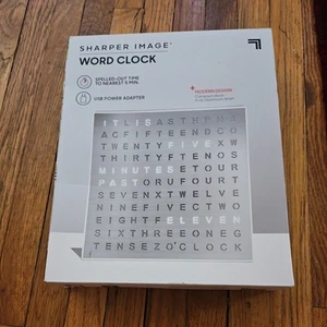 Sharper Image Light-Up Word Clock USB AC Adapter - Picture 1 of 4