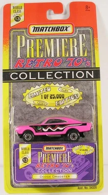 CARGADOR DODGE DRAGSTER MATCHBOX ESTRENO RETRO CLASE MUNDIAL AÑOS 70 COMO NUEVO SELLADO EN CAJA Foto 1 de 3