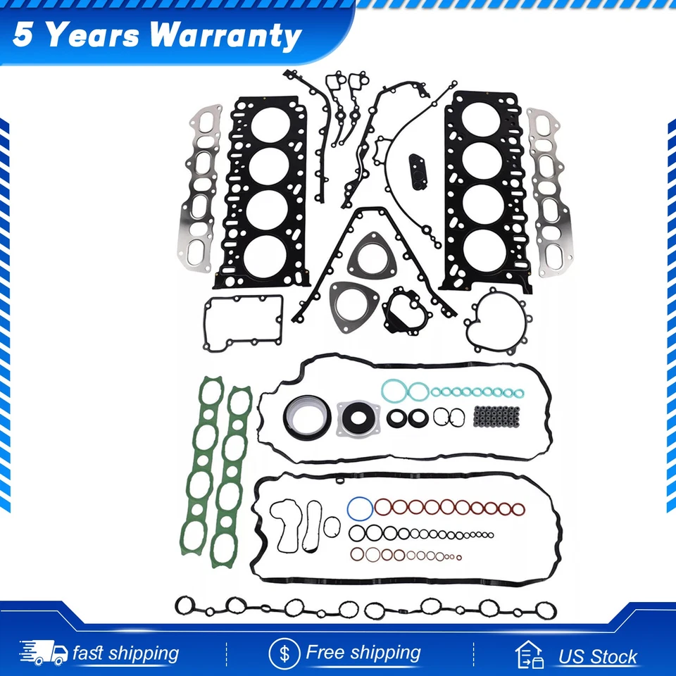 Kit de sellos de junta de reconstrucción de revisión de 4,5 L para Porsche Cayenne S Turbo 9PA M48,50 Foto 1 de 4