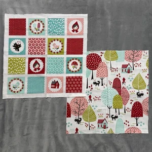 Lil' Red Stacy Iest Hsu for Moda Fabrics (2) 14”  Panels - Picture 1 of 1