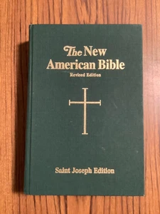 The New American Bible Saint Joseph Edition 1992 Large Type Illustrated HC EUC - Picture 1 of 6