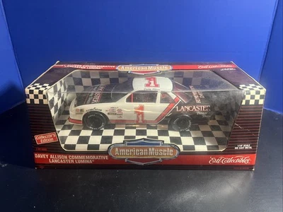 Vintage NASCAR #1 Davey Allison Commenorative Lancaster Tobacco 1985 Lumina 1:18 - Image 1 of 4