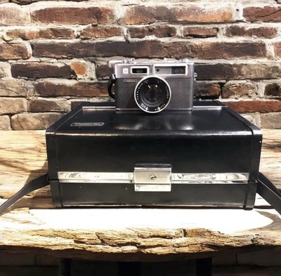 Yashica Electro 35 Obiettivo Yashinon Custodia Yashikor Telemetro - Immagine 1 di 4