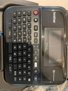 Brother p touch label maker pt-d600 + case + power lead + some labels - Picture 1 of 1