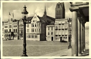 Ak Wismar in Mecklenburg, Marktplatz, Laterne - 4400982 - Picture 1 of 2