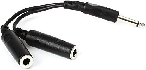 Cable Hosa YPP-111 1/4" TS a Dual 1/4" TSF Y Foto 1 de 1