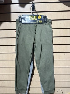 True Indigo 2 Chill Axed Jogger 2 Pack Size Small 8 Green & Gray - Picture 1 of 5