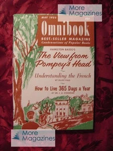 OMNIBOOK May 1955 Hamilton Basso E. S. Turner John A. Schindler Elliot Paul  - Picture 1 of 1