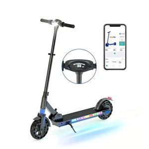 Elektro-Scooter Kinder 8-16 Jahren Klappbar Elektroroller Schwarz 25 km/h 250W - Bild 1 von 10