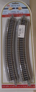 4 Pieces of 18" Rad Curve HO Nickel Silver Roadbed TraCK NEW IN PACKAGE #4501 - Picture 1 of 1
