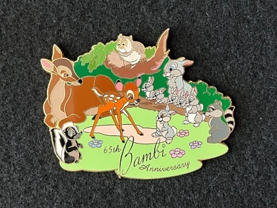 2007 Disney's BAMBI 65th Anniversary Jumbo Pin Limited Edition of 500 - Image 1 of 4