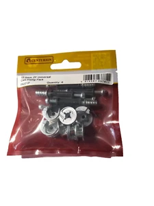 12.5mm Universal Cam Fixings and Dowels ZP Flat Pack Furniture Assembly  Pk of 6 - Picture 1 of 3