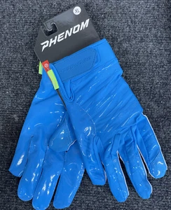 Guantes de Fútbol Phenom Elite Palo Azul yJuventud Mediano YM NUEVOS - Imagen 1 de 3