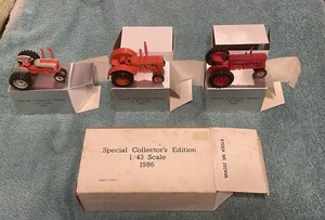 Special Collectors Edition 1986 Ford 961, Farmall 300, Case 500 1:43, NIP - Picture 1 of 1