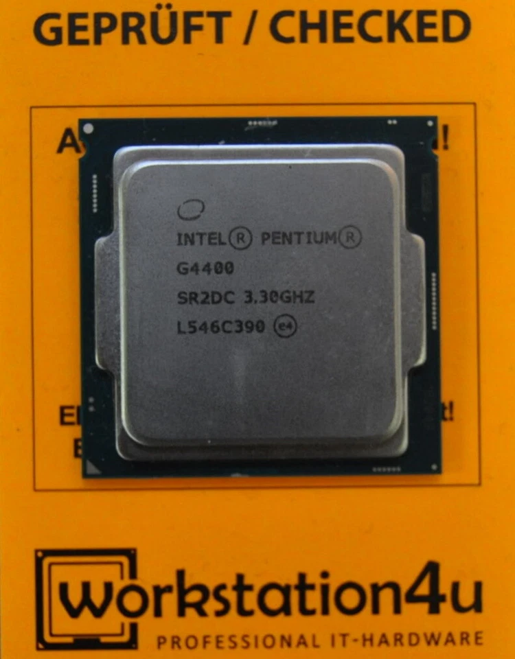 Intel Pentium G4400 > 3.30GHz > Zócalo LGA1151 > SR2DC > Skylake Procesador cpu - Imagen 1 de 1