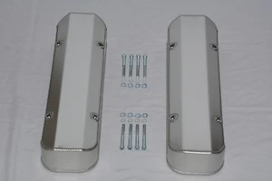 Cubiertas de válvula altas fabricadas de aluminio Pontiac 326 350 389 400 421 455 V8 - Imagen 1 de 6