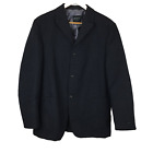 Remus Uomo Charcoal Black Polyester Viscose Blazer Jacket Mens Uk 44 In