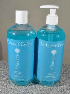 Crabtree & Evelyn La Source Hydrating Body Wash & Cond. Hand Wash 16.9 oz each - Picture 1 of 4