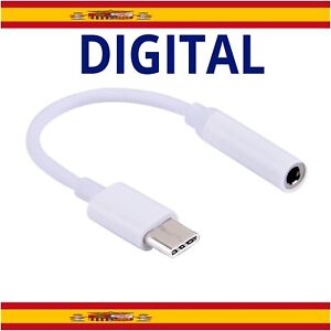 Cable Adaptador de USB Tipo C a Mini Jack 3,5mm Conector Auriculares DIGITAL