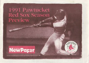 1991 Pawtucket Red Sox Saisonvorschau Phoenix Zeitungsbeilage AG19 - Bild 1 von 1
