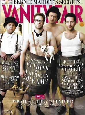 Журнал Vanity Fair Сет Роген Пол Радд Джона Хилл Джейсон Сигел Берни Мэдофф - Изображение 1 из 4