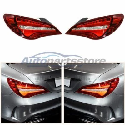 Tail Lights Assembly LED Turn Signal A Set For Mercedes-Benz CLA Red 2014-2019 - Image 1 of 4