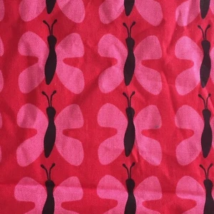 Bjork Arvidssons Fabric Butterflies Discontinued Remnant Fiaril Mini 37" x 59" - Picture 1 of 8