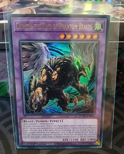Chimera the King of Phantom Beasts DUNE-EN033 Ultra Rare Near Mint 1st Yugioh - Picture 1 of 2