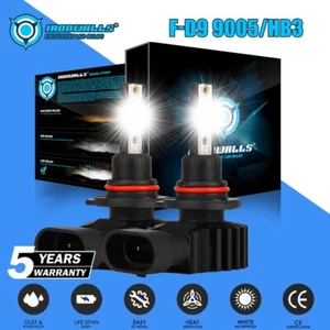 9005 LED Headlight High Beam Bulbs for Chevy Silverado 1500 2500 3500 2007-2015 - Picture 1 of 12