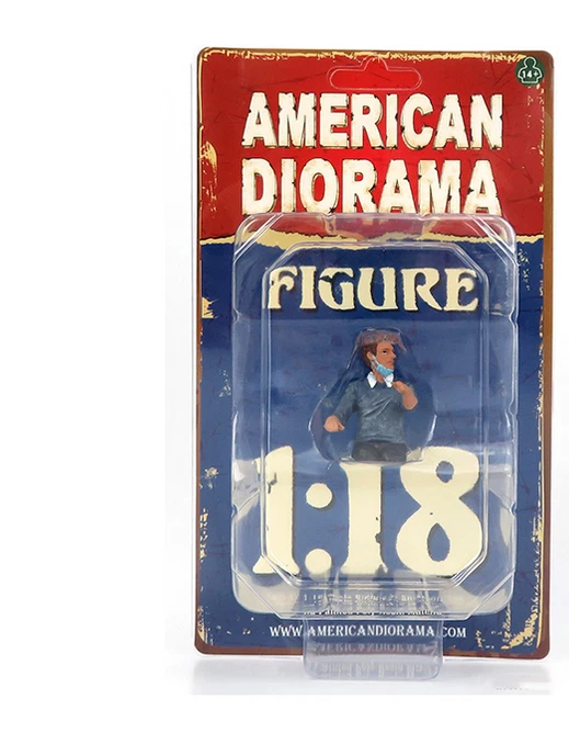 Hazmat Crew Figurine III for 1/18 Scale Models by American Diorama 76269