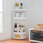 Rotating Triangle Shelf Cosmetic Storage Rack for Home Table