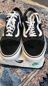 VANS Old Skool Men's Black/White Shoes UK - Picture 1 of 5