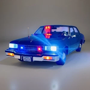 1/18 - FBI Chevrolet Caprice Un-Marked Police WORKING LIGHTS Secret Service DC - Picture 1 of 8