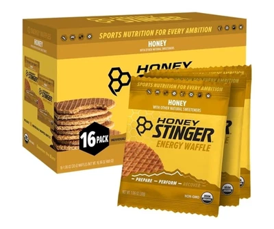 Waffle de miel orgánico Honey Stinger, paquete de 16,96 onzas Foto 1 de 4