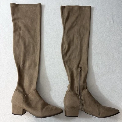 Steve Madden Carli Brown Knee High Heels Boot Women's Shoes Size 7.5 M - Image 1 of 4