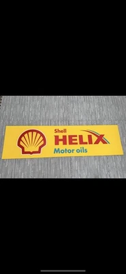 shell helix Banner Garage Workshop mancave PVC sign workshop pitlane - Image 1 of 3