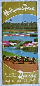 1960 Hollywood Park California vintage horse thoroughbred racing brochure C1 - Picture 1 of 3