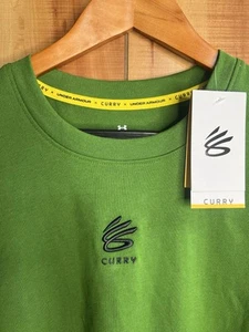 Under Amour Steph Curry Logo Heavyweight T-Shirt Size Medium New With Tags! - Picture 1 of 9
